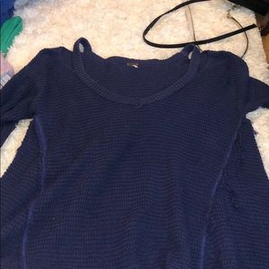 Long free people sweater